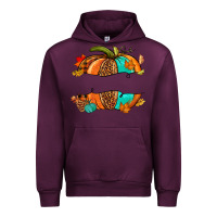 Mauve Wine custom pumpkin name Urban Hoodie - NancyCooperArtShop