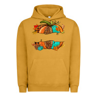 Pigment Peanut Butter custom pumpkin name Urban Hoodie - NancyCooperArtShop