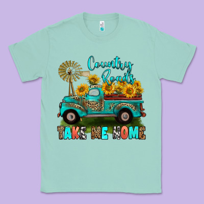 Country Roads Take Me Home Classic Tee Designed By Ranaportraitstore