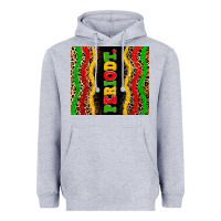 Heather Grey juneteenth periodt Heavyweight Hoodie - Zillion Design Studio