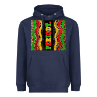 Navy juneteenth periodt Heavyweight Hoodie - Zillion Design Studio