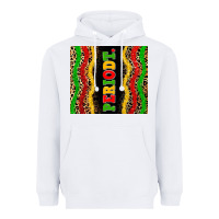 White juneteenth periodt Heavyweight Hoodie - Zillion Design Studio