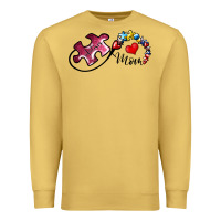 Antique Gold autism mom 1 Premium Sweatshirt - SublimationCraftShop