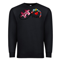 Black autism mom 1 Premium Sweatshirt - SublimationCraftShop