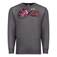 Charcoal Heather autism mom 1 Premium Sweatshirt - SublimationCraftShop