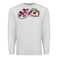 Dove Grey autism mom 1 Premium Sweatshirt - SublimationCraftShop
