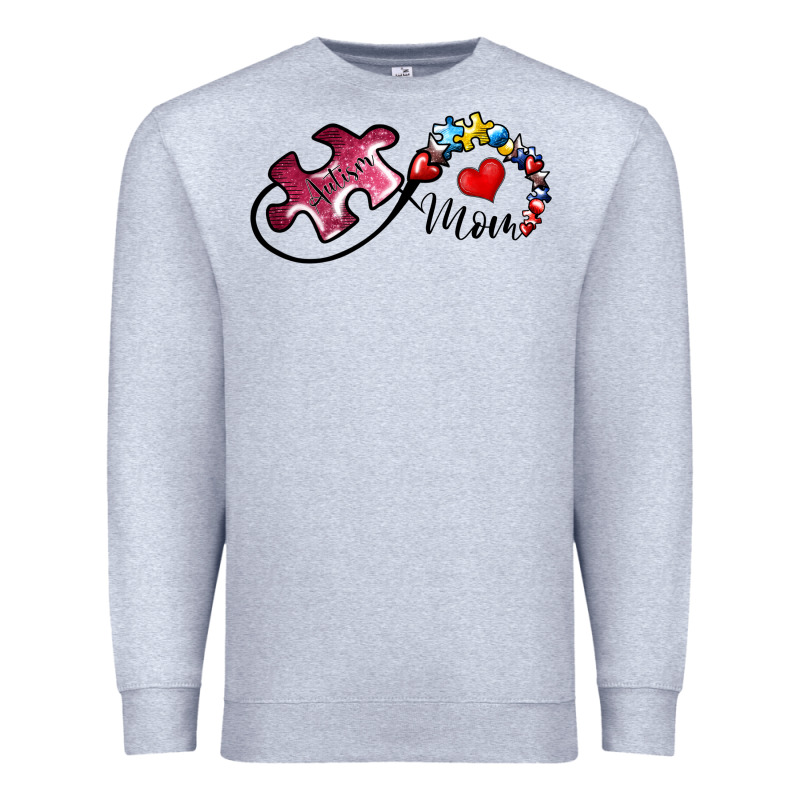 Autism Mom 1 Premium Sweatshirt by SublimationCraftShop | Teevron