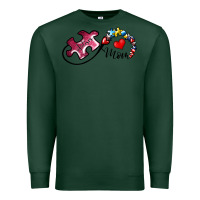 Sports Green autism mom 1 Premium Sweatshirt - SublimationCraftShop