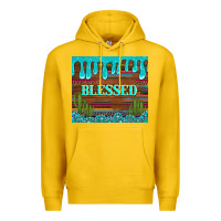 Lemon blessed annd cactus with gemstone tumbler Premium Hoodie - Artiststas