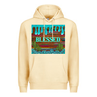 Pina Colada blessed annd cactus with gemstone tumbler Premium Hoodie - Artiststas