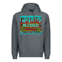 Blessed Annd Cactus With Gemstone Tumbler Premium Hoodie | Teevron