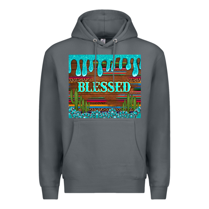 Blessed Annd Cactus With Gemstone Tumbler Premium Hoodie by Artiststas | Teevron