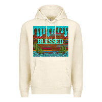 Tofu blessed annd cactus with gemstone tumbler Premium Hoodie - Artiststas