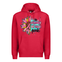 Cardinal sunflower in october we wear pink Premium Hoodie - AdoDesignShop