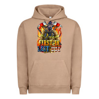 Pigment Burro First In last Out American Firefighter Urban Hoodie - LillyAllenDesigns