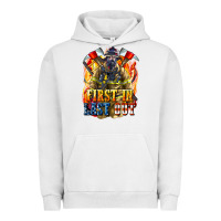 Pigment Lunar Rock First In last Out American Firefighter Urban Hoodie - LillyAllenDesigns