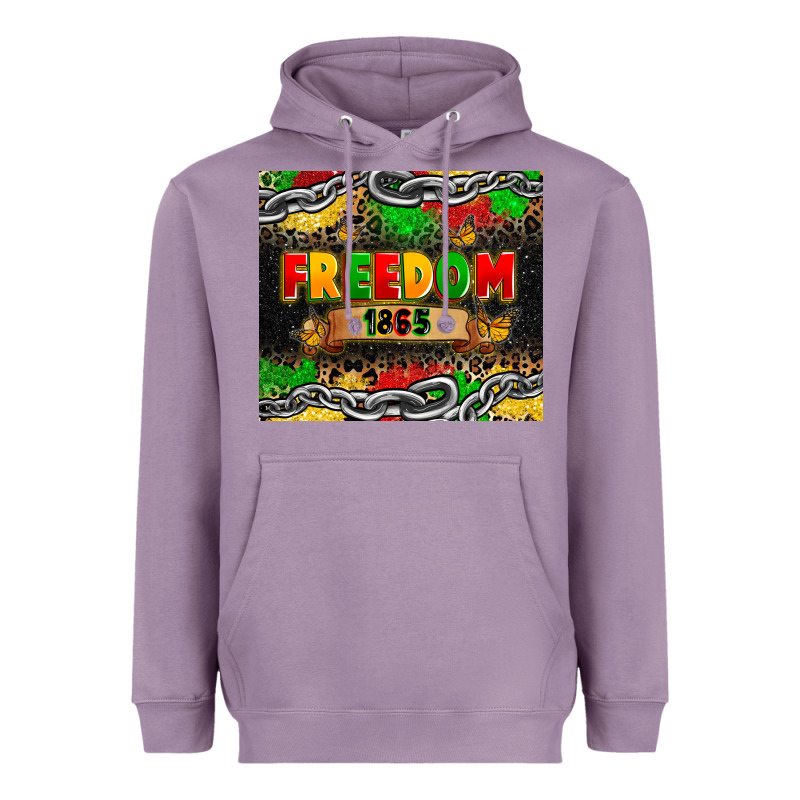 Juneteenth Freedom 1865 Heavyweight Hoodie by Zillion Design Studio | Teevron
