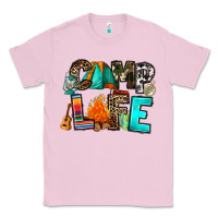 Bubblegum Pink camp life Classic Tee - RanaPortraitStore