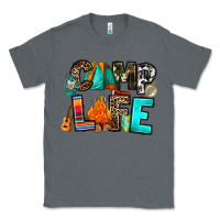 Charcoal Heather camp life Classic Tee - RanaPortraitStore