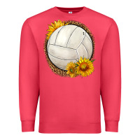 Cardinal western volleyball with sunflower Premium Sweatshirt - HRA Design Shop