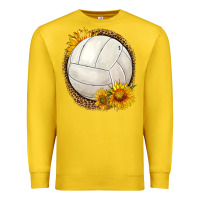 Lemon western volleyball with sunflower Premium Sweatshirt - HRA Design Shop