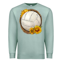 Seafoam western volleyball with sunflower Premium Sweatshirt - HRA Design Shop