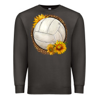 Smoke western volleyball with sunflower Premium Sweatshirt - HRA Design Shop