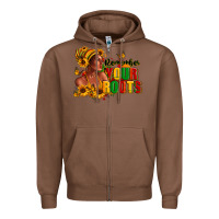 Chestnut Remember your roots Afro American Zipper Hoodie - RanaPortraitStore