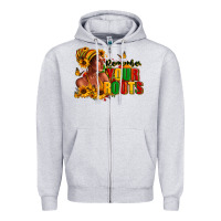 Heather Grey Remember your roots Afro American Zipper Hoodie - RanaPortraitStore