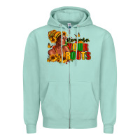 Seafoam Remember your roots Afro American Zipper Hoodie - RanaPortraitStore
