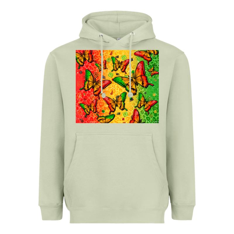 Juneteenth Butterfly Heavyweight Hoodie by Zillion Design Studio | Teevron