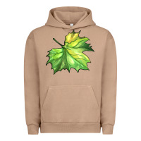 Pigment Burro green leaf Urban Hoodie - BarkalooDesign