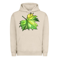 Pigment French Oak green leaf Urban Hoodie - BarkalooDesign