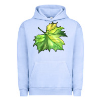 Pigment Grape Ice green leaf Urban Hoodie - BarkalooDesign