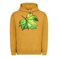Pigment Peanut Butter green leaf Urban Hoodie - BarkalooDesign