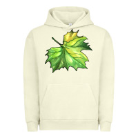 Pigment Pistachio green leaf Urban Hoodie - BarkalooDesign