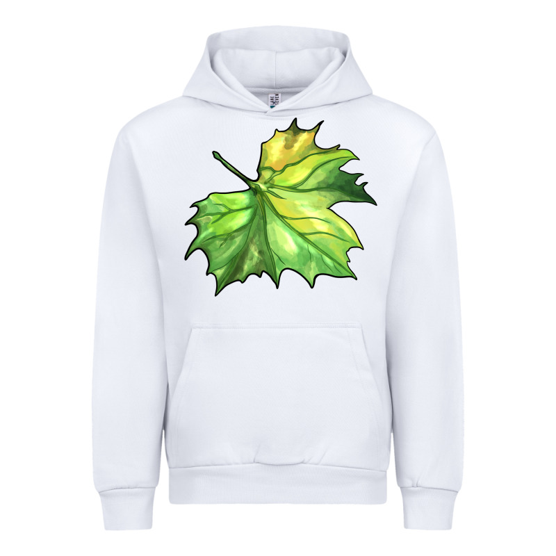 Green Leaf Urban Hoodie by BarkalooDesign | Teevron