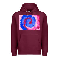 Burgundy tie dye background colourful leopard 3200x2400 Premium Hoodie - AdoDesignShop