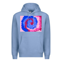 Colony Blue tie dye background colourful leopard 3200x2400 Premium Hoodie - AdoDesignShop