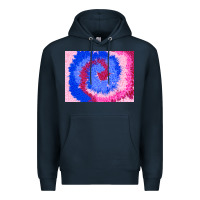 Navy tie dye background colourful leopard 3200x2400 Premium Hoodie - AdoDesignShop