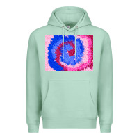 Seafoam tie dye background colourful leopard 3200x2400 Premium Hoodie - AdoDesignShop