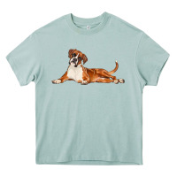 Arona Boxer Dog Illustrations Heavy Core Tee - LillyAllenDesigns