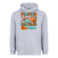 Heather Grey pumpkin spice and everthing nice Heavyweight Hoodie - Zillion Design Studio