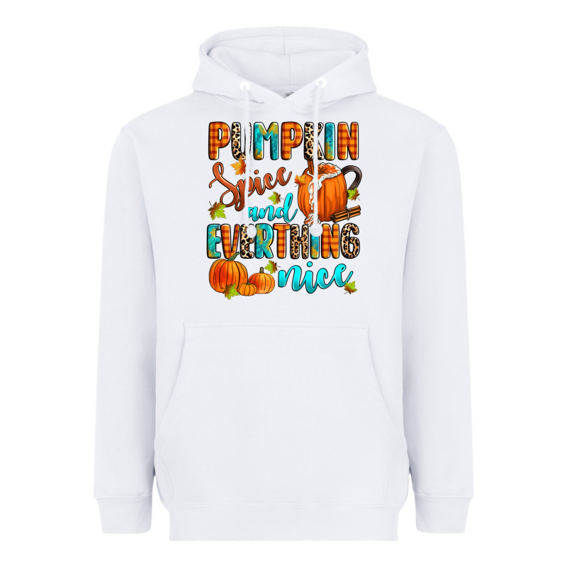 Pumpkin Spice And Everthing Nice Heavyweight Hoodie by Zillion Design Studio | Teevron