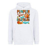 White pumpkin spice and everthing nice Heavyweight Hoodie - Zillion Design Studio