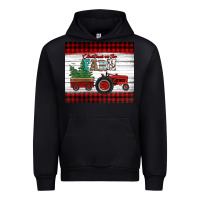 Black christmas on the farm tractor Urban Hoodie - Jasminsmagicworld