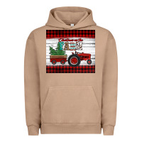 Pigment Burro christmas on the farm tractor Urban Hoodie - Jasminsmagicworld