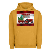 Pigment Peanut Butter christmas on the farm tractor Urban Hoodie - Jasminsmagicworld