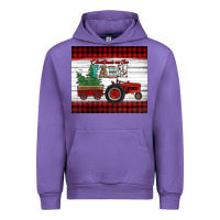 Tulip christmas on the farm tractor Urban Hoodie - Jasminsmagicworld