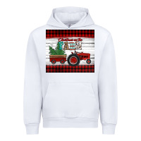 White christmas on the farm tractor Urban Hoodie - Jasminsmagicworld